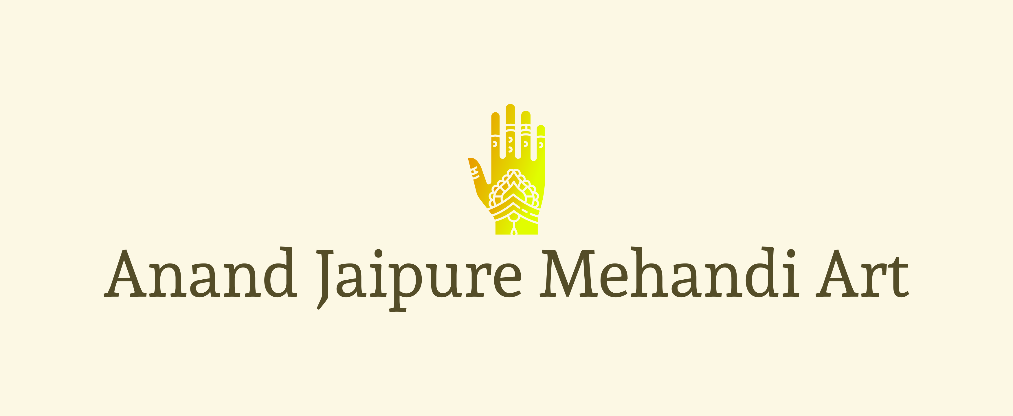 Anand Jaipure Mehandi Art Logo